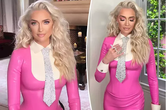 Erika Jayne is all ‘business’ in pink latex post-weight loss