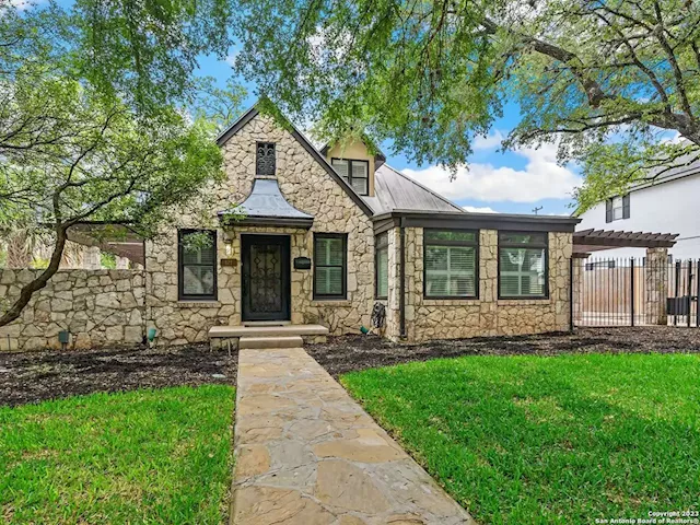 A 1926 stone home built by the developer of San Antonio's Olmos Park is on the market