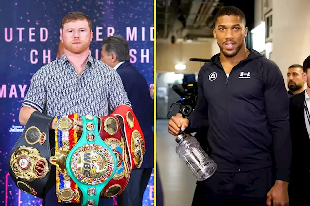 Anthony Joshua and Canelo's earnings revealed as they feature in Forbes top 50