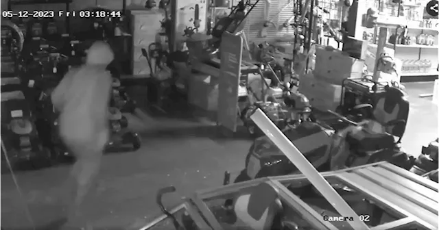 Thieves drive truck through front door of Sooke business