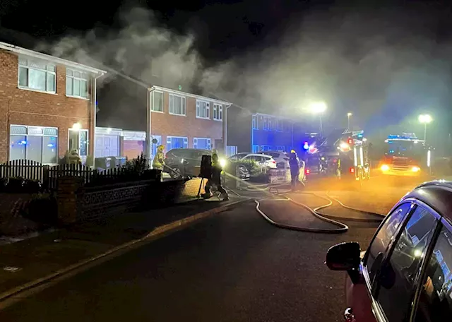 Smoke alarm alerts couple to fire at their home in Market Drayton