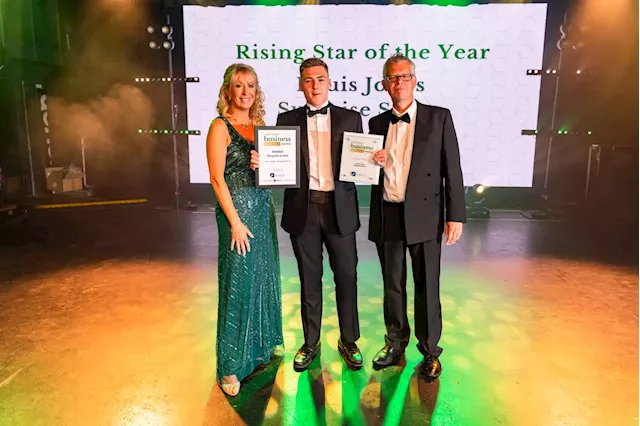 Louis Jones of Surprise Shirts wins Rising Star of the Year at Lincolnshire Business Excellence Awards 2023