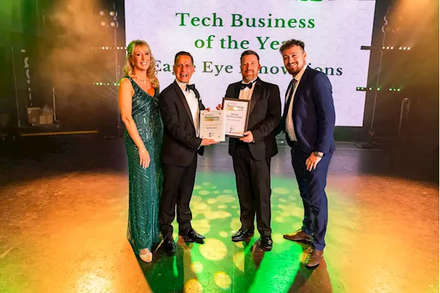 Eagle Eye Innovations win Tech Business of the Year at Lincolnshire Business Excellence Awards 2023