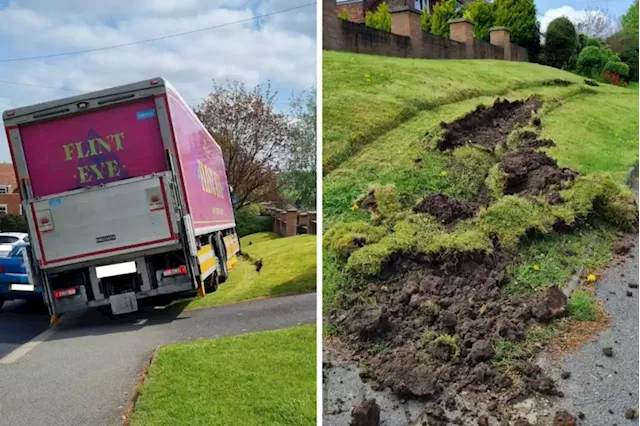 Company to pay after 'unbelievable' lorry driver 'ruined grass verge'