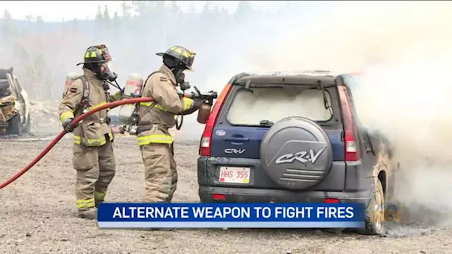 Georgia company promotes new compound for fighting fires