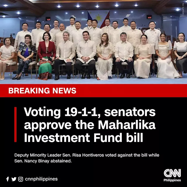 Senate approves Maharlika Investment Fund Bill