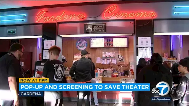 Supporters rally to help keep Gardena Cinema from closing; theater now listed on the market