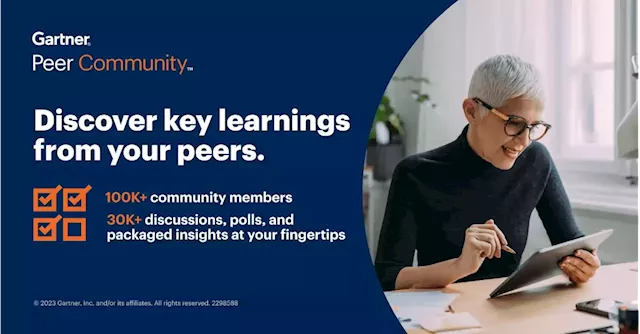 Gartner Peer Community | Drive Technology and Business Decisions with Peer-driven Insights