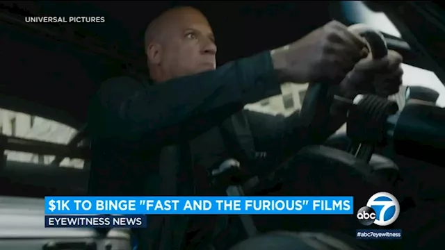 This company wants to pay you $1,000 to watch all 10 'Fast and the Furious' films. Here's why