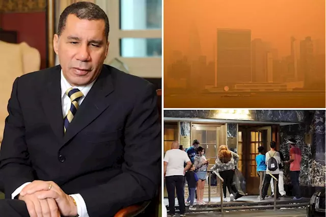 Ex-Gov. Paterson says it’s a ‘frightening time’ in NYC with migrant crisis, toxic smog, weak real-estate market