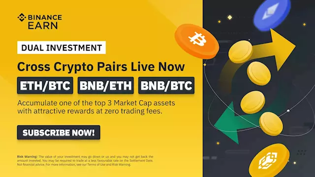 Binance Earn Dual Investment: Cross Crypto Pairs Launch | Binance Blog