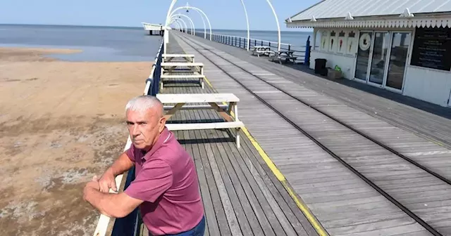 Cafe boss feels like 'he's in apocalypse' after business stranded on closed pier