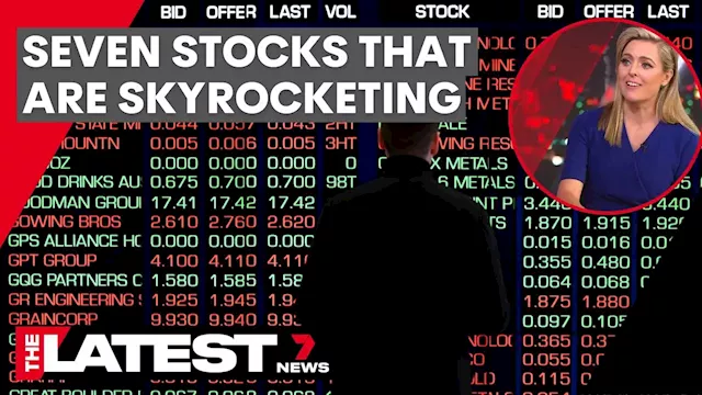 Seven stocks seen skyrocketing | 7NEWS