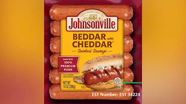 42,000 pounds of Johnsonville Beddar With Cheddar sausages recalled over possible contamination | CNN Business