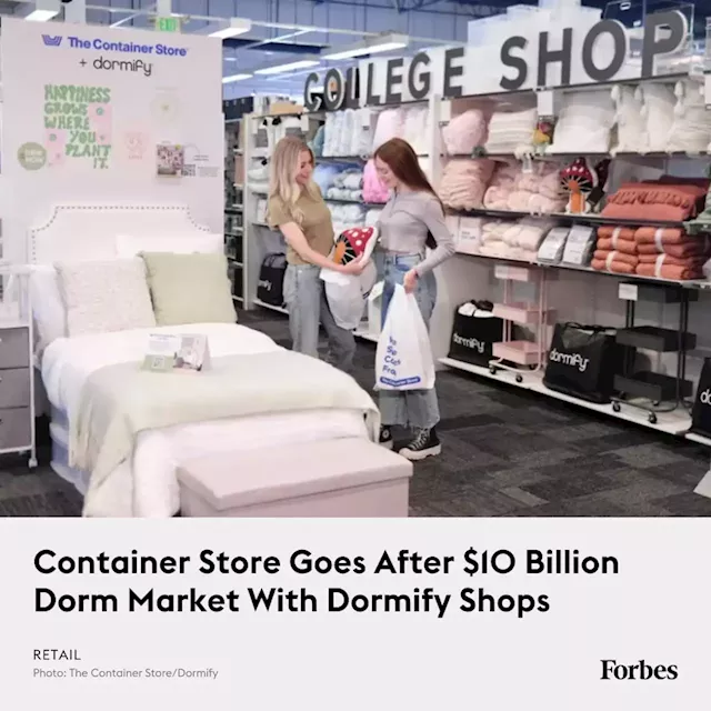 Container Store Goes After $10 Billion Dorm Market With Dormify Shops