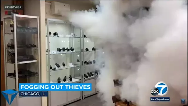 Small business owners in Chicago are using fog machines in hopes of stopping burglars