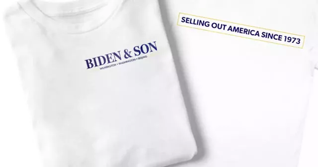 Republicans sell ‘Biden & Son’ T-shirts tying Bidenomics to Hunter Biden’s business deals with China