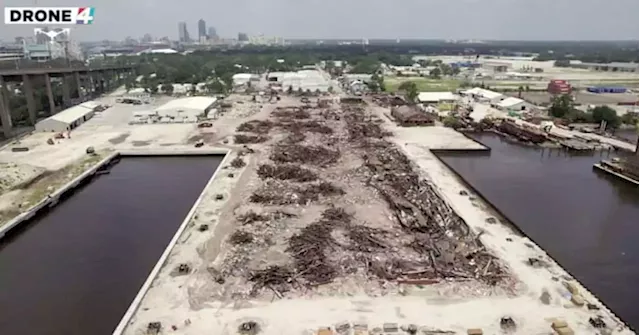 Nearly 100-year-old Ford Motor Company plant demolished in Jacksonville to make way for Miami shipyard company