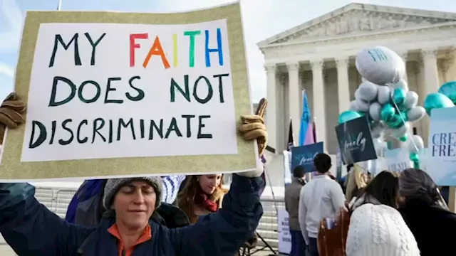 Supreme Court sides with business owner who objected to making gay couples' wedding websites