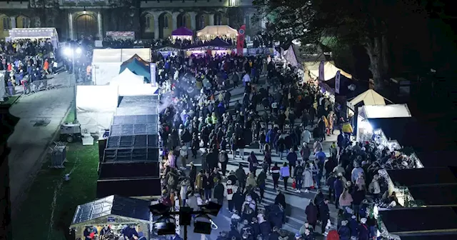 Giant inflatable monsters featured in Christmas Market replacement