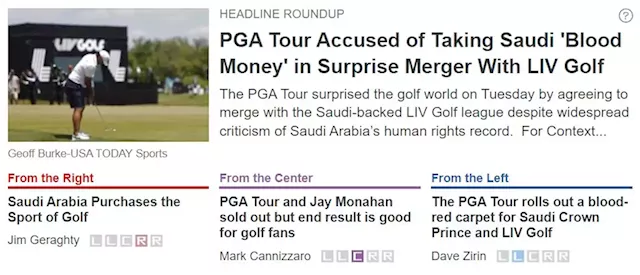 PGA Tour Accused of Taking Saudi 'Blood Money' in Surprise Merger With LIV Golf