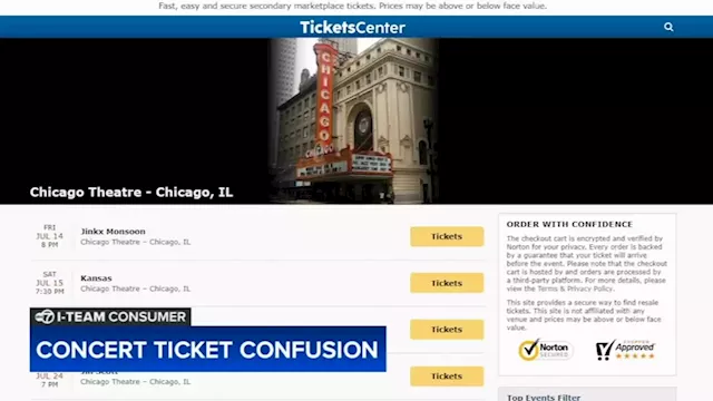 Better Business Bureau issues alert about confusion over third-party ticket reseller