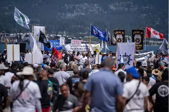 As B.C. port strike drags on, union blames ‘greed’ of shipping companies