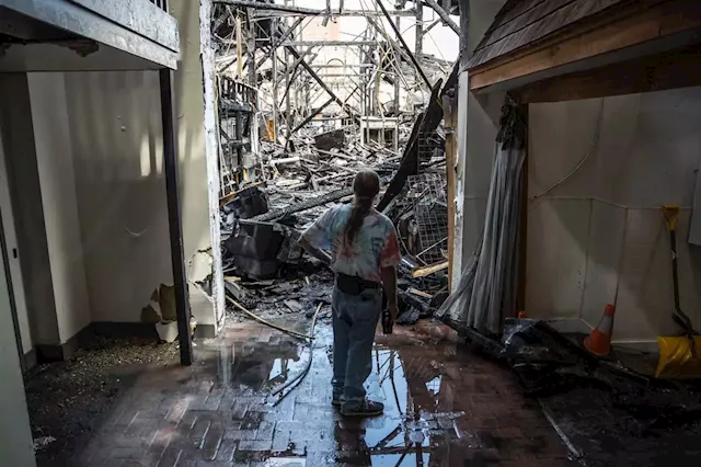 Take a look inside Broad Street Market, hours after overnight fire out break