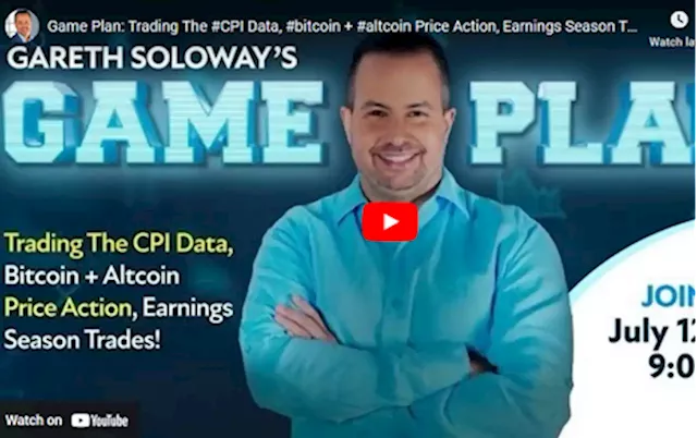 Trading Game Plan: Trading the CPI data, Bitcoin and Altcoin price action, and earnings season trades