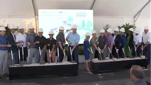 Jacksonville contracting company breaks ground on new electric vehicle innovation center