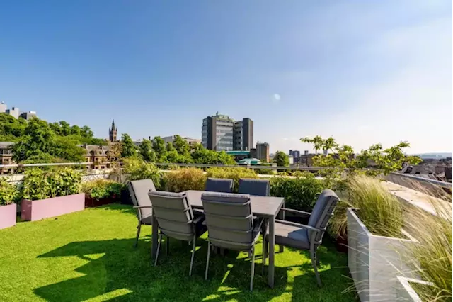 Glasgow penthouse with 'spectacular' roof terrace hits the market