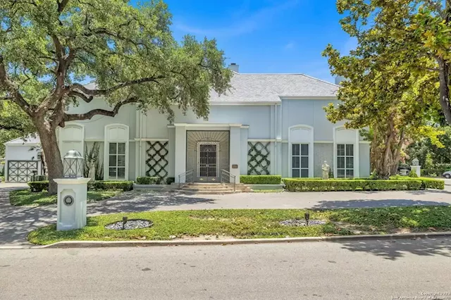 The Alamo Heights home of the late wife of Luby's cafeterias' founder is back on the market