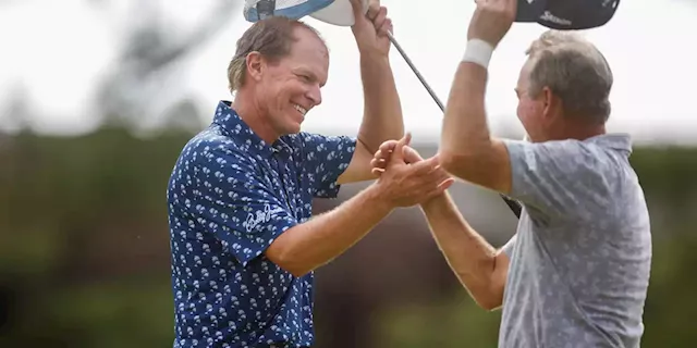 Stricker posts 4-under 66, wins Kaulig Companies Championship at Firestone