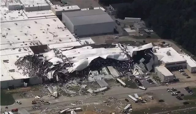 Pfizer pharmaceutical plant in North Carolina badly damaged by tornado, company says