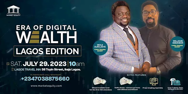 Global trading platform, Market Equity sets for 'Era of Digital Wealth' training in Lagos