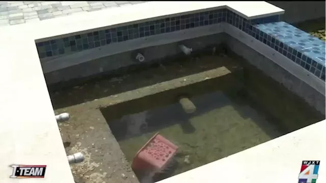 Two Jacksonville companies offer to finish veteran couple’s pool for free after first company abandoned job