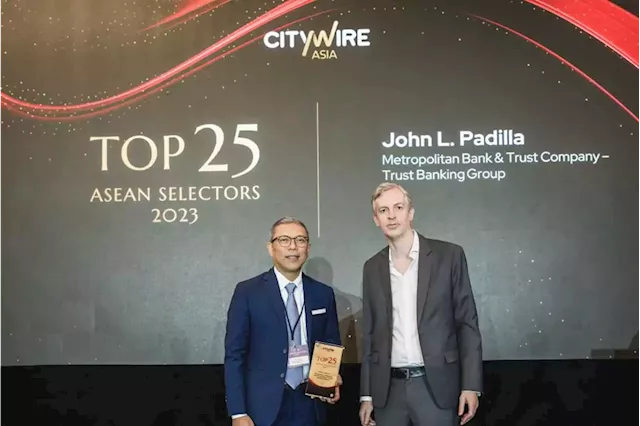 Metrobank Investment Management Head named as one of Citywire Asia’s Top 25 ASEAN Selectors | BMPlus