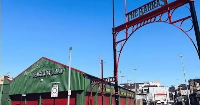 Glasgow Barras Pride Street Market with food trucks and live music