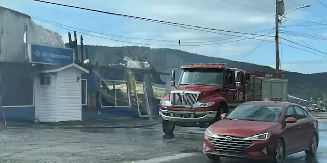 Baie Verte Business Hub Destroyed By Fire, No Word on Cause