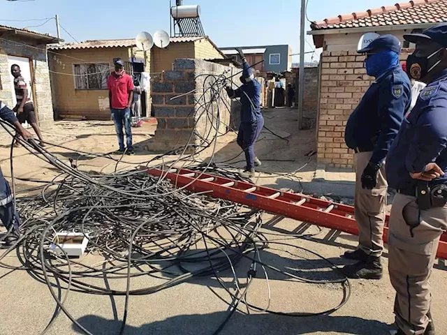 Cable theft a booming business and way to make a living | City Press