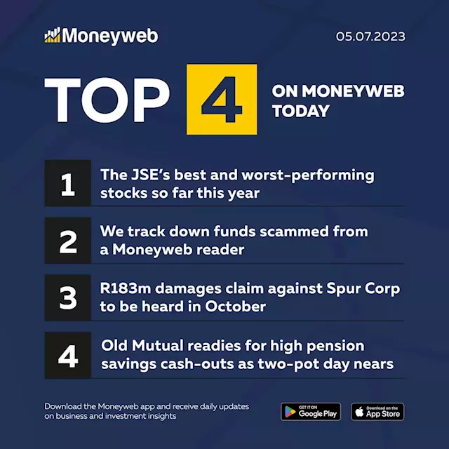 The JSE’s best and worst-performing stocks so far this year