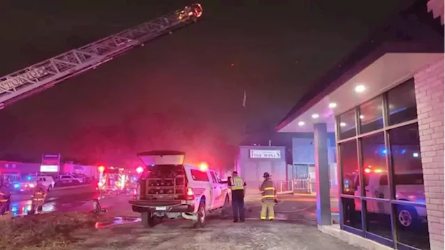 Building layout presents ‘dangerous’ challenge to crews battling fire at local business