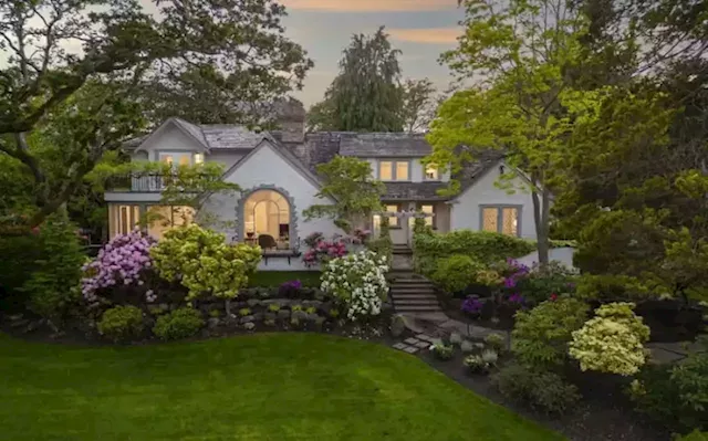 Elegant Country-Style Home Built In 1931 Hits Oak Bay Market For $3.5M