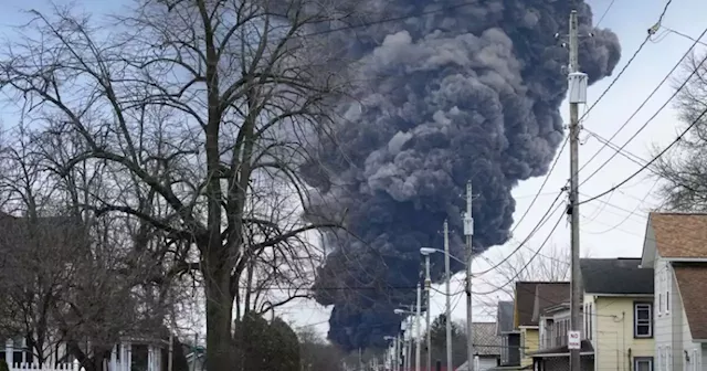 Norfolk Southern says other companies should share blame in fiery Ohio derailment