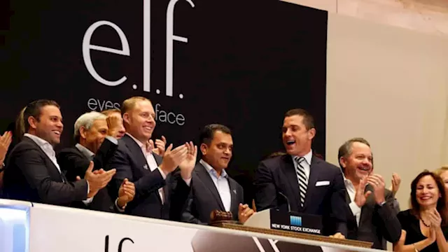 Shares of e.l.f Beauty surge 15% after company raises full-year guidance on surging sales