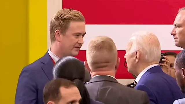 Biden denies talking business with Hunter's partners, snaps at Fox News' Peter Doocy: 'Lousy question'