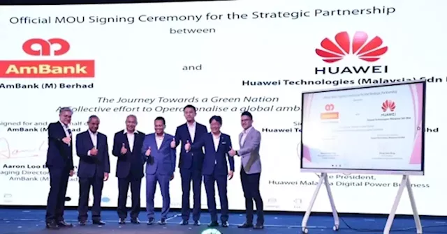 AmBank and Huawei sign MOU for sustainability financing and business solutions