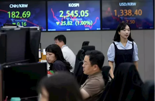 Stock market today: Asia shares decline as faltering Chinese economy sets off global slide