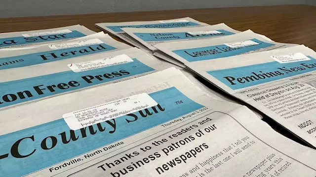 Multiple North Dakota newspapers cease publication following closure of century-old family business