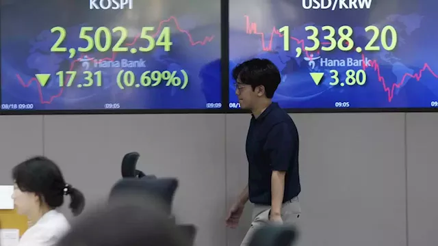 Stock market today: Asian shares mostly decline after Wall Street drops on higher bond yields